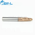 BFL CNC Cutting Tools Carbide Wood Carving Conical Ball End Mill Cutting Tools